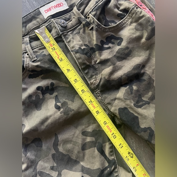 FREE PEOPLE DRIFTWOOD CAMO PANTS “ Jackie” Sz 25 - Picture 7 of 11